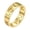 Gold, variant on Women's 6mm Hollow Love Ring for Stainless Steel Statement Couples Band Jewelry Gold Size 9