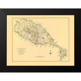 thumbnail image 2 of Jefferys 14x12 Black Modern Framed Museum Art Print Titled - St Kitts St Christophers Caribbean - Jefferys 1768, 2 of 5
