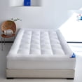 thumbnail image 6 of West Month Mattress Topper Full Size,Premium Quilted 1000Gsm Extra Thick Mattress Topper,Mattress Topper Full Size,Mattress Topper Full Size Bed,Full Bed Mattress Topper,Full Size Bed Topper, 6 of 9