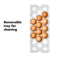 thumbnail image 3 of Soporte para huevos OXO Good Grips para nevera con bandeja y tapa extraíbles, 3 of 6