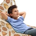 thumbnail image 1 of Bakery Lounger Chair Bag, Various Bread and Bun Types in Different Shapes, High Capacity Storage with Handle Container, Lounger Size, Dark Peach Sand Brown, by Ambesonne, 1 of 5