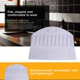 thumbnail image 2 of VONKY 20 Pieces Chef Hat Adjustable Head Cover with Holes Bakery Cook Cooking Boat Caps Kitchen Home Party Round, 2 of 6