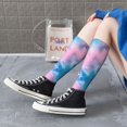 thumbnail image 7 of Womens Glitter Sparkles Shimmer Printing Knee High Socks Comfy Thermal Boot Long Socks, 7 of 7