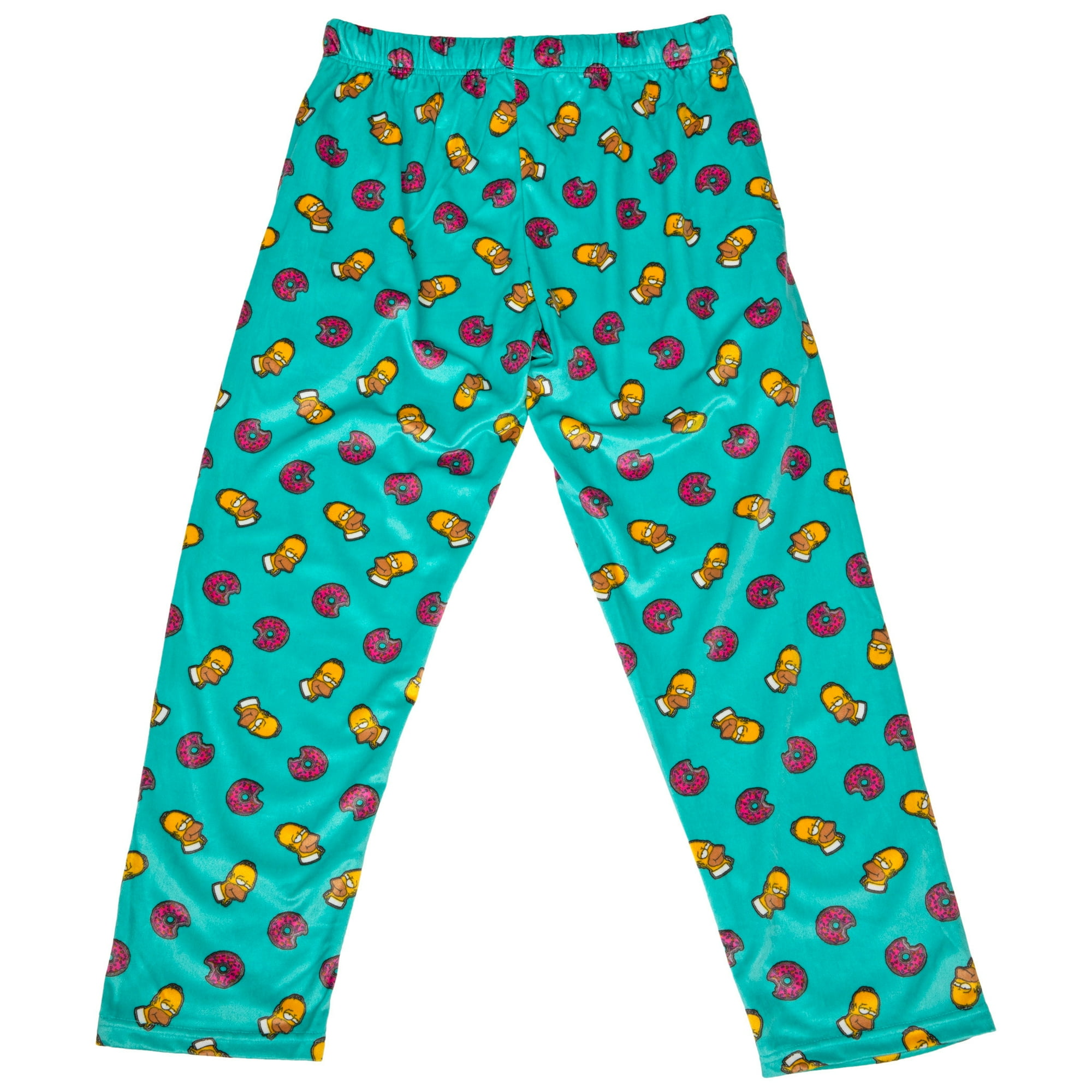 The Simpsons Homer and Donuts All Over Print Pajama Sleep Pants Medium 32 34 Walmart