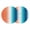 Orange Blue, variant on Orange Blue Ombre Round 13 Inch Placemats Set of 2, Abstract Modern Art Aesthetics HeatResistant Non Slip Place Mats for Dining Table, Wipeable Braided Kitchen Table Mats for Housewarming