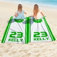 thumbnail image 4 of Personalized Custom Beach Towel - Microfiber Pool Swim Travel Large Soft Customized Text Team Logo/Name /Number (30"x60"), 4 of 9