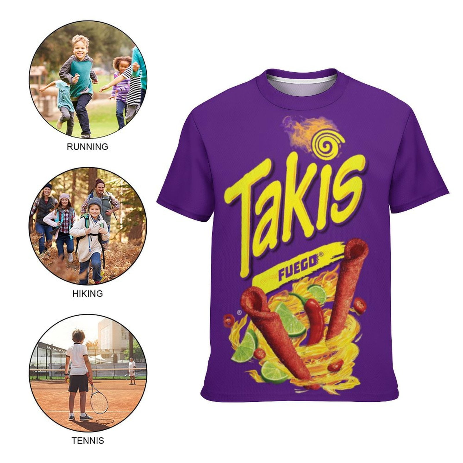 Takis T-Shirt for Boys And Girls, Funny Kids Short Sleeve Tee