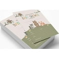 thumbnail image 2 of Inkdotpot Set Of 30Jungle Animals Baby Shower Invitations-Diaper Raffle Tickets And Baby Shower Book Request Cards Gender Neutral Invites Its A Boy Its A Girl, 2 of 8