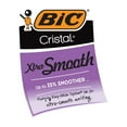 thumbnail image 6 of BIC Cristal Xtra Smooth Ball Point Pens, Medium Point (1.0 mm), Black, 48 Count, 6 of 9