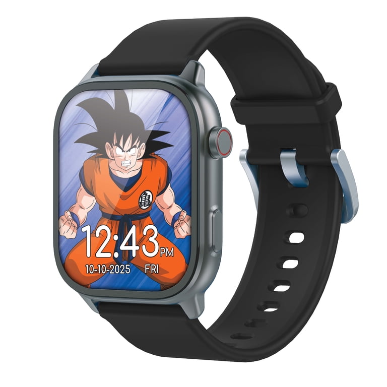Dragon Ball Z iTime Digital Adult 46 mm Smart Watch with Blue and