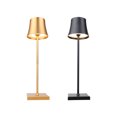 thumbnail image 2 of Inteprter Luz de mesita de noche Decoración LED Lámparas de escritorio brillantes regulables regulables recargables Iluminación de estudio de dormitorio Iluminación y accesorios Oro, 2 of 6