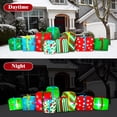 thumbnail image 3 of Cajas de regalo inflables de Navidad Sosation de 9 pies con 9 luces LED, 3 of 7