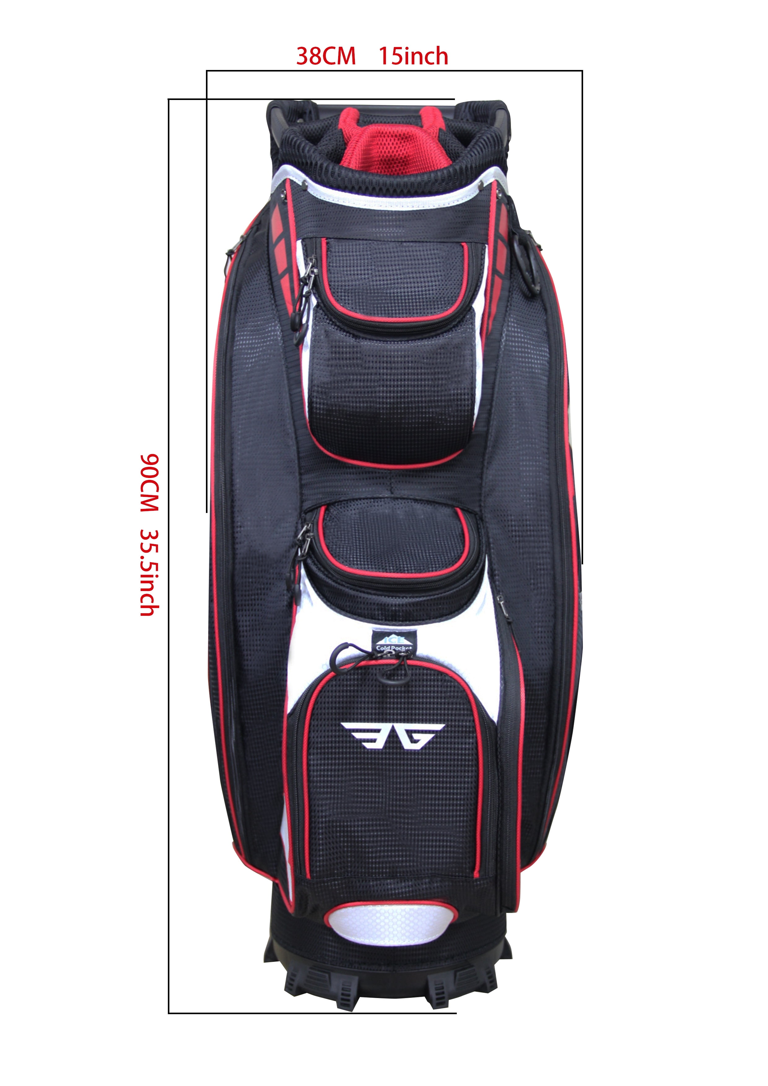 Eagole Super Light Golf Cart Bag,14 Way Top and Full Length