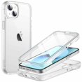 thumbnail image 1 of JETech Case for iPhone 14 Plus 6.7-Inch with Built-in Screen Protector Anti-Scratch, 360 Degree Full Body Rugged Phone Cover Clear Back (Clear), 1 of 7