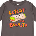 thumbnail image 4 of Inktastic Cutest Little Burrito Boys or Girls Long Sleeve Toddler T-Shirt, 4 of 5
