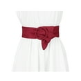 thumbnail image 5 of INSPIRE CHIC Womens Wide Waist Belts Soft Dress Belts for Ladies Vintage Rose Red, 5 of 5