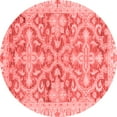 thumbnail image 1 of Ahgly Company Indoor Round Oriental Red Traditional Area Rugs, 8' Round, 1 of 4
