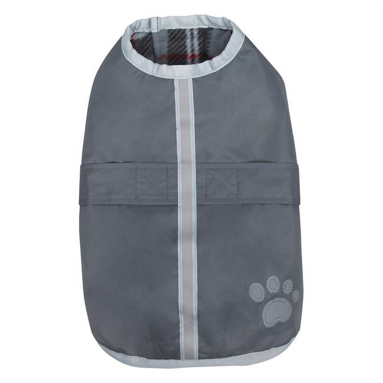 Zack & Zoey Polyester Noreaster Dog Blanket Coat, Black - Extra Large
