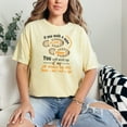 thumbnail image 2 of Humorous Walk a Mile in My Shoes, Employee, Butter Comfort Colors T-Shirt, Medium, 2 of 3