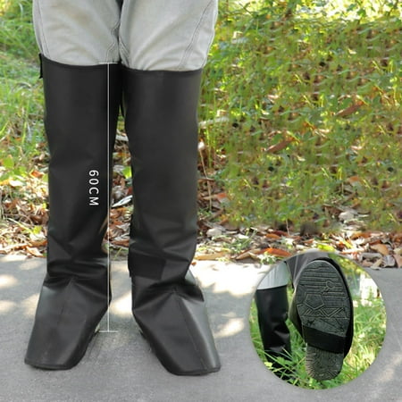 koolsoo 2x Snake Gaiters for Lower Legs Premium Easy to Wear Protectors Anti Scratch Waterproof Practical Snakes Bites Protection 60cm