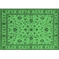 thumbnail image 1 of Ahgly Company Indoor Rectangle Oriental Emerald Green Industrial Area Rugs, 2' x 4', 1 of 4