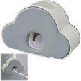 thumbnail image 1 of Self Adhesive Automatic Toothpaste Dispenser Wall Mounted Toothbrush Rack Silica Gel Gray Plastic, 1 of 5