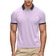 thumbnail image 3 of Negro Camisa de Manga Corta Mujeres Sólido Deportes Solapa Camisa Seca, Unisex Manga Corta Ropa de Trabajo Superior para Ocasional, 3 of 8