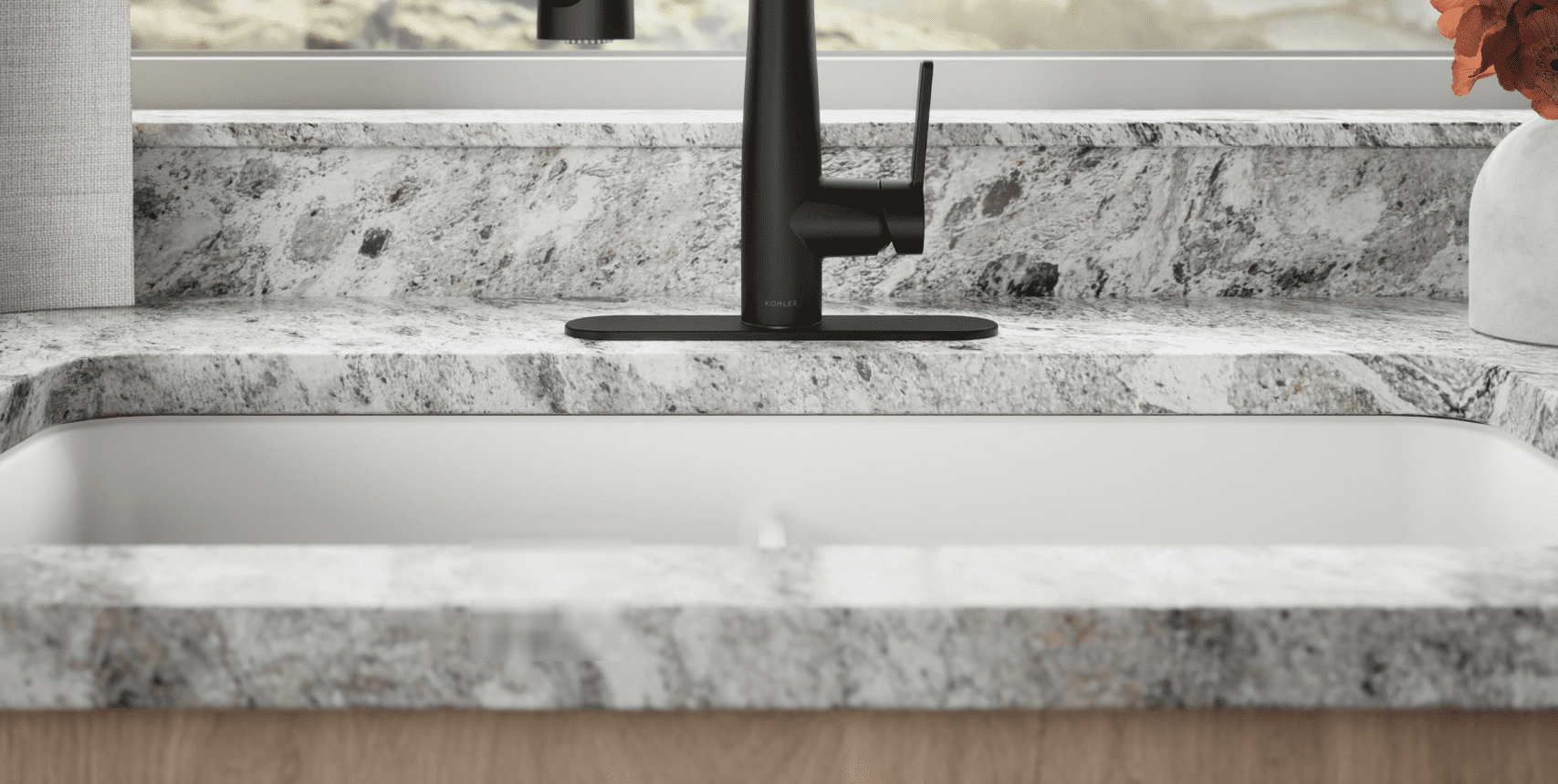 Open Box Kohler Vind Semi-Professional Pull-Down Kitchen Sink Faucet