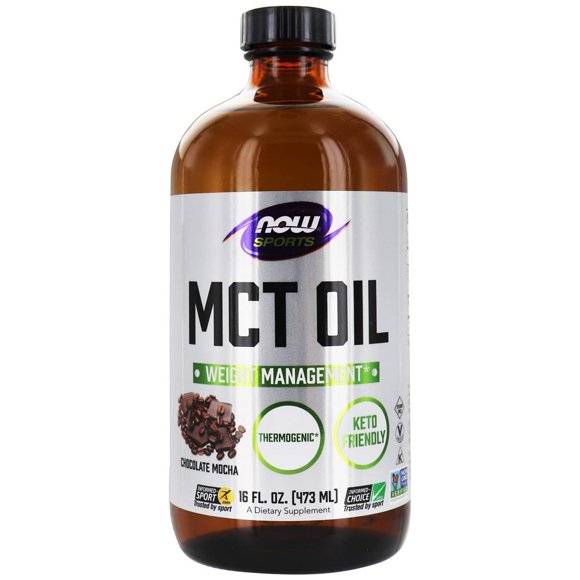 NOW Foods - NOW Sports Huile MCT Chocolat Moka - 16 fl oz