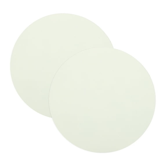 Uxcell 7.1" Round Lampshade Diffuser Anti-glare Lamp Cover for Softening Light Warm White 2pcs