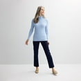 thumbnail image 3 of Women's Croft & Barrow® Ribbed Turtleneck Sweater Color: Delicious Apple Size: LARGE, 3 of 4