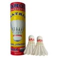 thumbnail image 1 of Rioff Volant de Badminton en Plumes de Canard, Durable et Résistant aux Intempéries / Rouge & Blanc, Lot de 10, 1 of 4