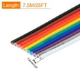 thumbnail image 2 of Uxcell 28 Gauge 10 Conductor Electrical Wire Tinned Copper Cable 25FT Stranded Wire for LED Strips Lamps Residential Wiring, 2 of 5