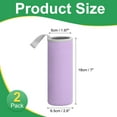 thumbnail image 2 of Uxcell Neoprene Water Bottle Sleeves, Water Bottle Carrier Bottle Can Sleeves Covers Holder Bag with Strap Light Purple, 2 of 7