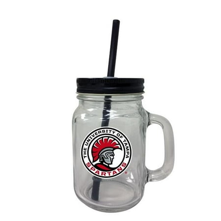 

R & R Imports TBM-C-TAM19 16 oz University of Tampa Spartans Mason Jar Tumbler