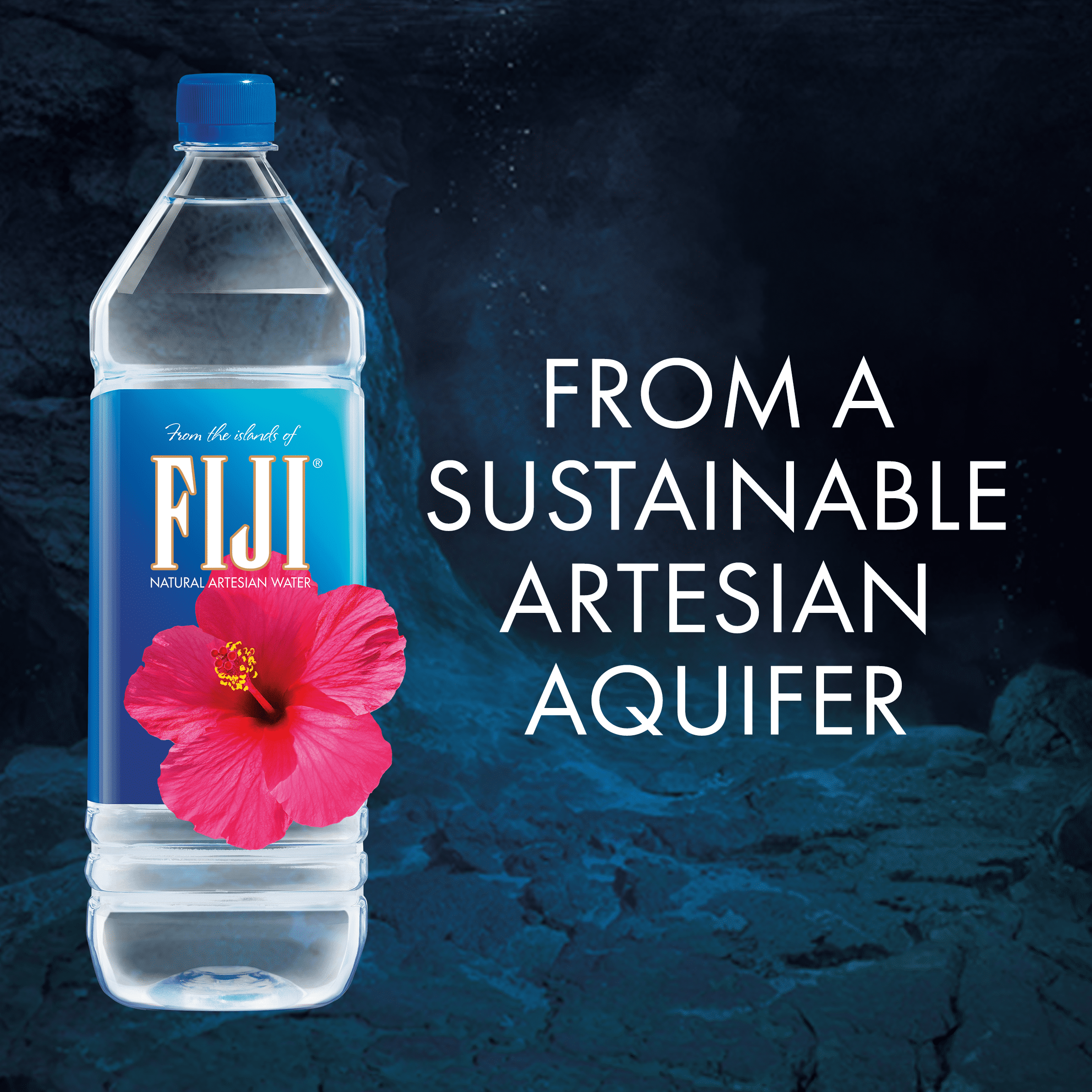FIJI Water Natural Artesian Water, 50.7 Fl oz, 12 Count