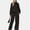 32# Brown, variant on Polka Dot Set Women Oversized Hoodie and Wide Leg Sweatpants Comfy and Cozy Fleece Sweatsuits Large Kangaroo Pocket 2 Piece Sweat Set For Streetwear Airport Daily Home Wear