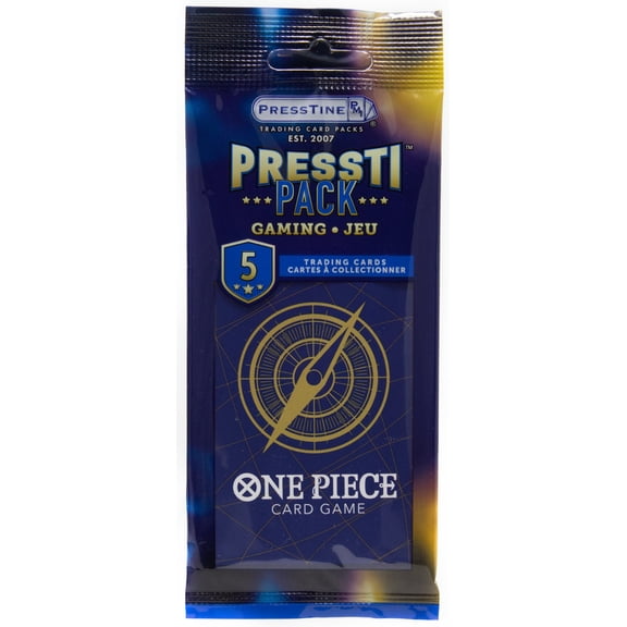 One Piece Gaming Pressti Pack Trading Card Pack (5 Cards)