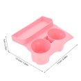 thumbnail image 2 of unbranded Insertos De Portavasos Rosa Para Con Elegante Y Protección De Consola, 2 of 8