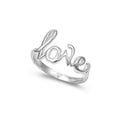 thumbnail image 1 of Love in Script Ring Sterling Silver Size 13, 1 of 2