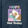 thumbnail image 3 of Disney Princess - Nope Not Today - Women's Lightweight French Terry Long Sleeve Shirt, 3 of 5