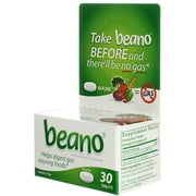 Beano Dietary Supplement, 30 Ct 1.3 oz (2 pack)
