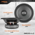 thumbnail image 4 of Altavoz Midbass PRV AUDIO 6MB200-4 v2 6.5" 200 W 4 ohmios, 4 of 6