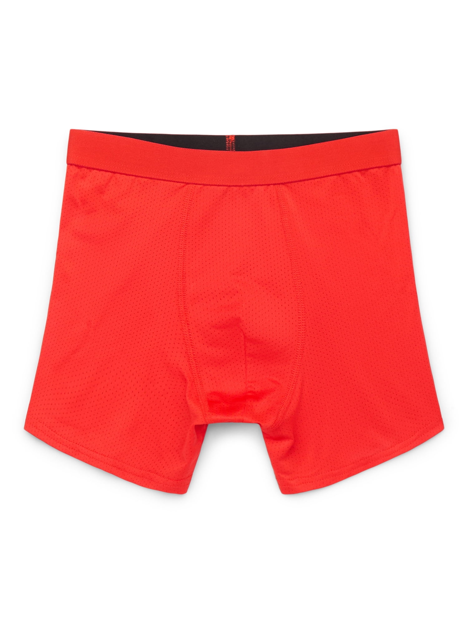 Athletic Works Boys Mesh Performance Boxer Brief Underwear, 5-Pack, Sizes S-XL