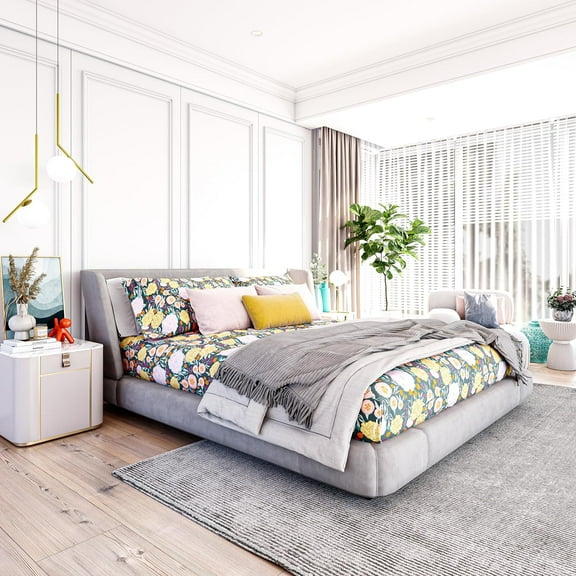 WTPDR Dark Floral Sheets Full Size