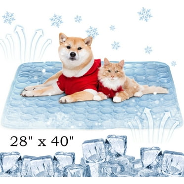 Cooling Dog Bed Pet Cooling Mat Blanket Sleeping Pad Portable Washable Cooling Pad for Pet Cat 28" x 40"