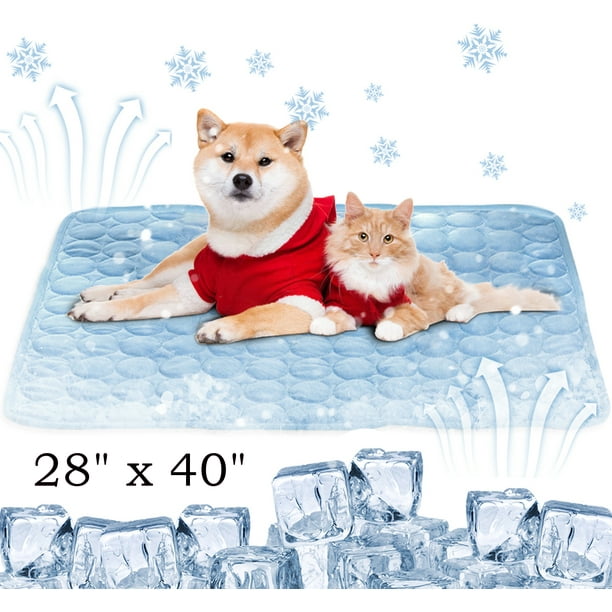 Cooling Dog Bed Pet Cooling Mat Blanket Sleeping Pad Portable Washable