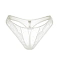 thumbnail image 3 of Varsbaby Lace Sexy Thongs Embroidery Transparent Low Rise Underwear Panty, 3 of 8
