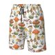 thumbnail image 4 of Balery Mushrooms Traje de Baño Estilo Hawaiano para Hombre, Shorts de Secado Rápido con Bolsillos-Large, 4 of 6