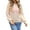 Beige, variant on Cozy Sweaters For Women Funny Bow Printed Loose Fit Long Sleeve Crew Neck Sweatshirt Casual Winter Soft Warm Knit Holiday Jumper Tops Beige L